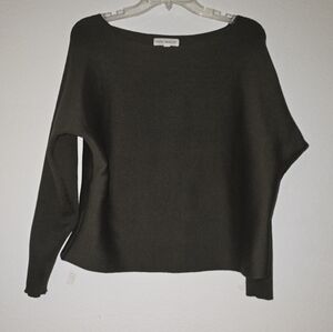  Women Striped Sweaters Batwing Sleeves Knitted Dolman Pullovers Tops Sweatersh